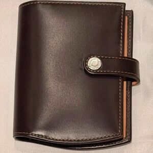 Vintage Coach Mini leather personal organizer/planner case 
NWOT - 5x4